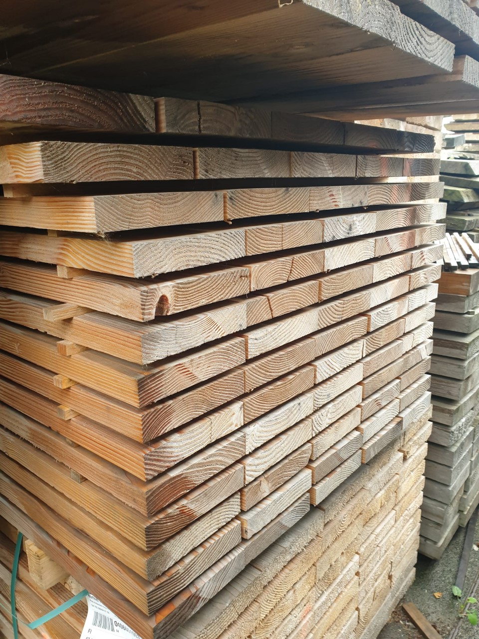kleurstof Alfabet Bruin Douglas planken 40 x 200 mm 300/400/500cm - Houthandel Vierpolders
